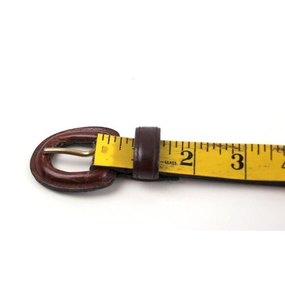 Avignon PONY HAIR LEOPARD PRINT REAL LEATHER 3/4"Wd DRESS CASUAL BELT Sz L (*35 - Picture 9 of 12